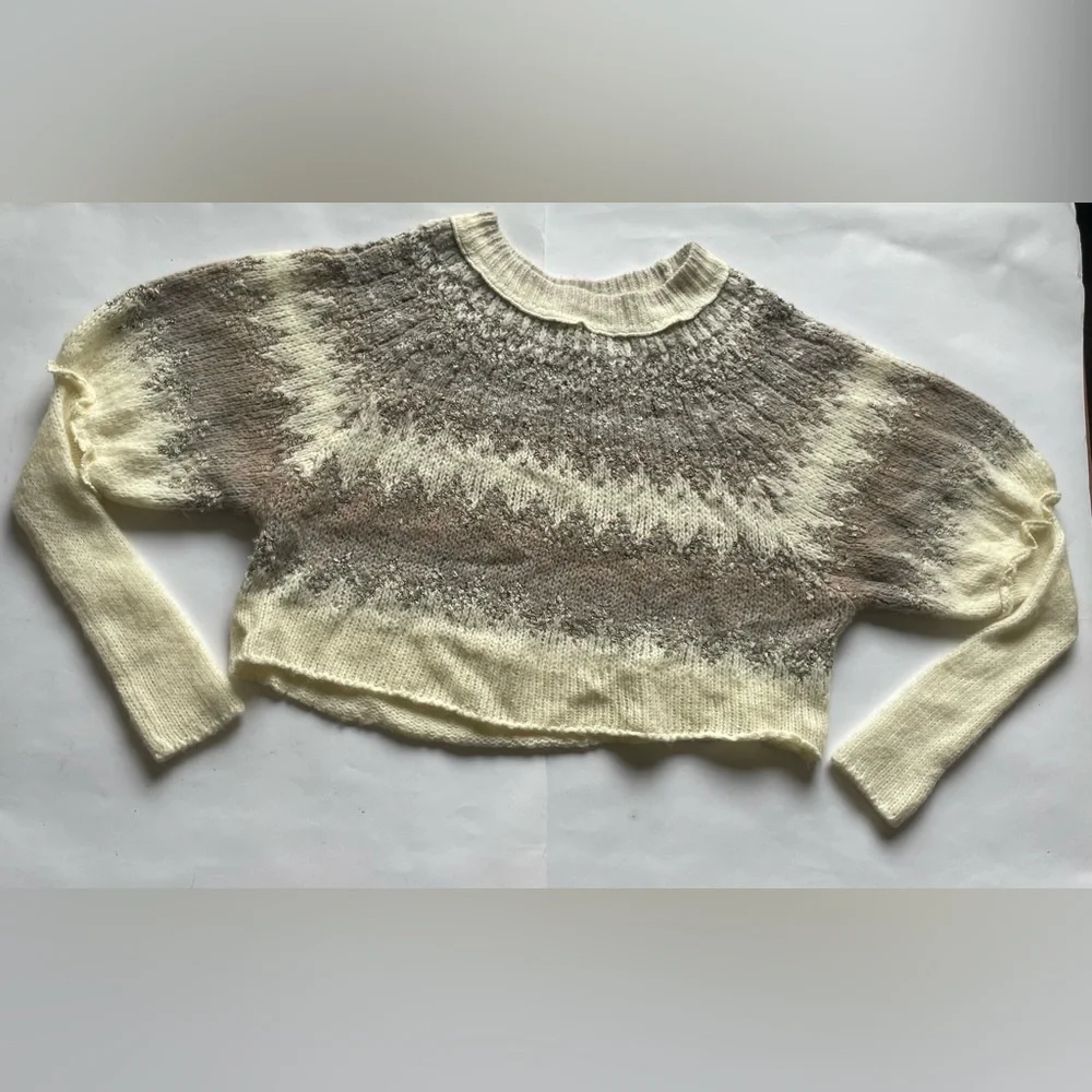 Free People Home For The Holidays Balloon-Sleeve Sweater - Picture 5 of 8